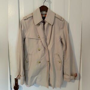 Nautica Tan Trench Coat  and Belted Waist